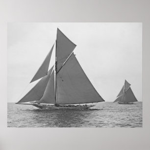 Poster do Sailboat Vigilant 1893