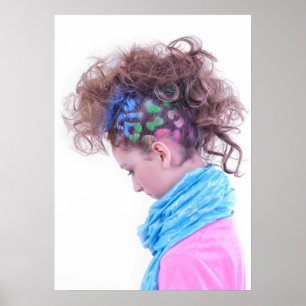 Poster do salão de beleza do divertimento