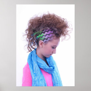 Poster do salão de beleza do divertimento