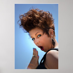 Poster do salão de beleza do divertimento