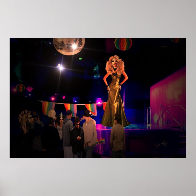 Poster do Show de Arrastões da Miss Dee (Frente)