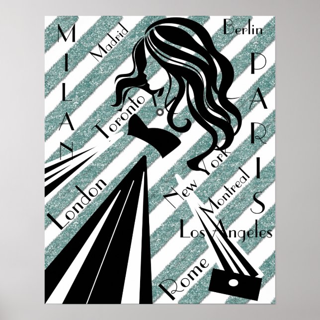 Poster do show de moda (Frente)