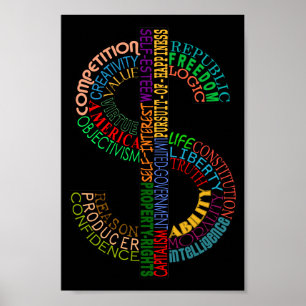 Poster do sinal de dólar