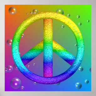 Poster do sinal de paz