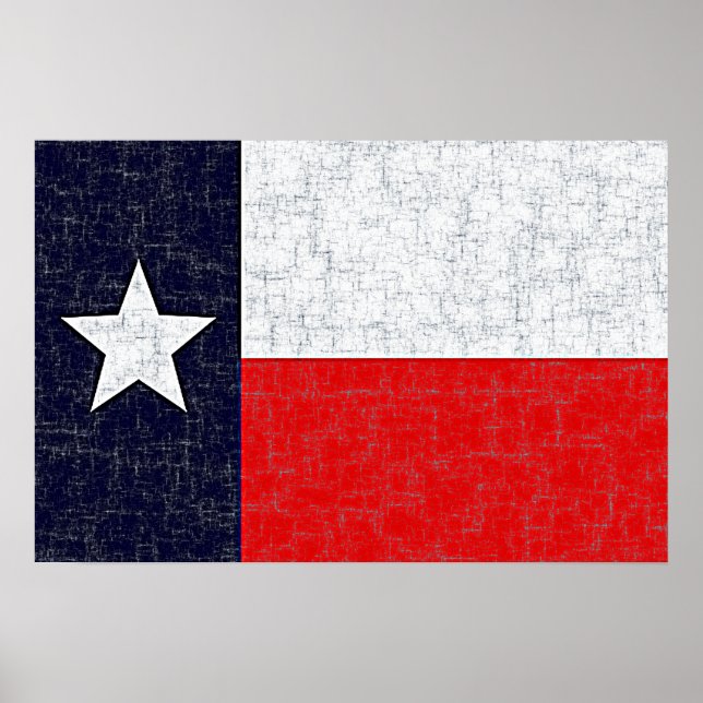 Poster DO SINALIZADOR DE ESTADO DO TEXAS (Frente)