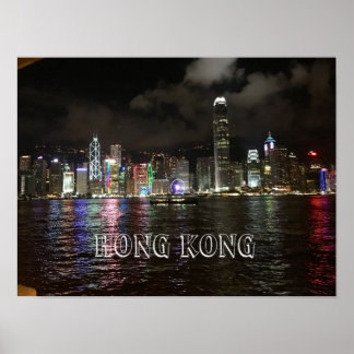 Poster do Skyline de Hong Kong