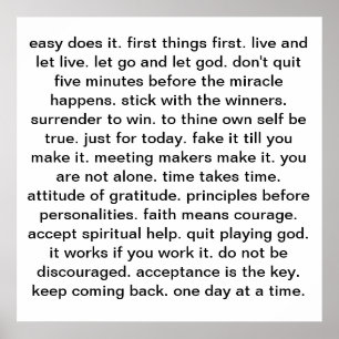 poster do slogan da recuperação