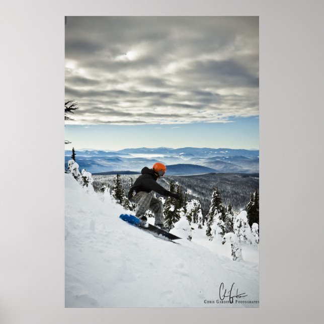 Poster do Snowboarder (Frente)