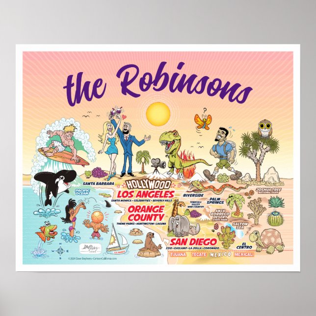 Poster do Sonho SoCal Personalizado (Frente)