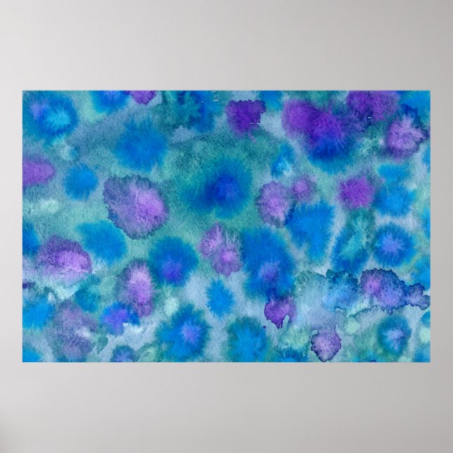 Poster do Splatz de cores (Frente)