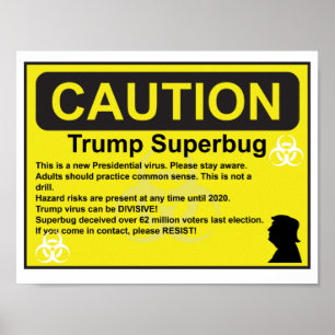 Poster do Superbug do trunfo do cuidado