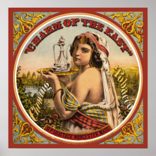 Poster do tabaco do vintage