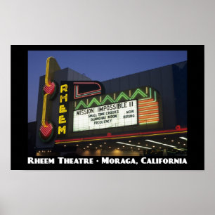 Poster do teatro 11x17 de Rheem