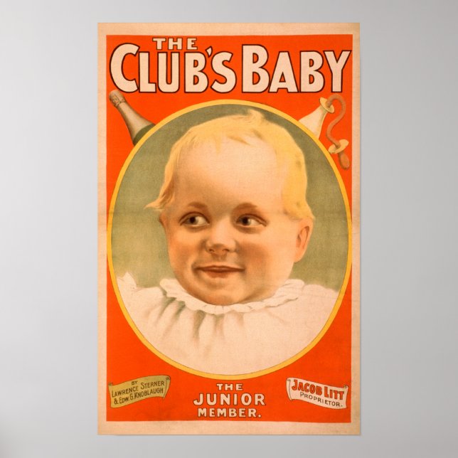 Poster do Teatro Bebê do Clube (Frente)