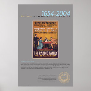 Poster do Teatro Familiar do Rabino