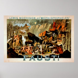 Poster do teatro musical de Faust