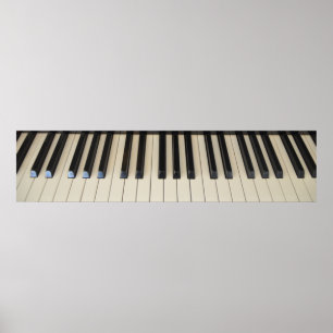 Poster do teclado de piano