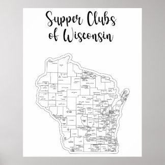 Poster do Tema do Clube de Apoio de Wisconsin