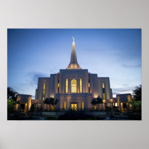 Poster do templo da arizona LDS de Gilbert