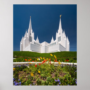 Poster do templo de San Diego LDS