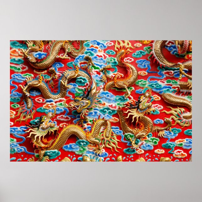 poster do templo dos dragões (Frente)