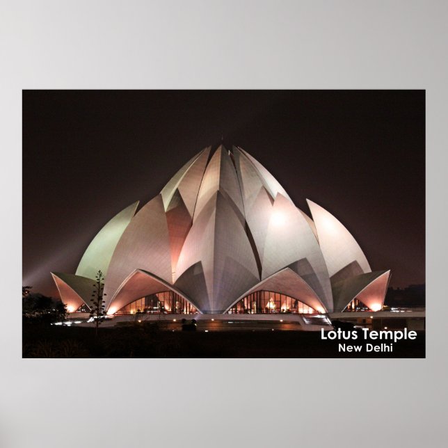 Poster do Templo Lotus (Frente)