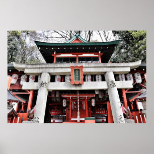 poster do templo shinto