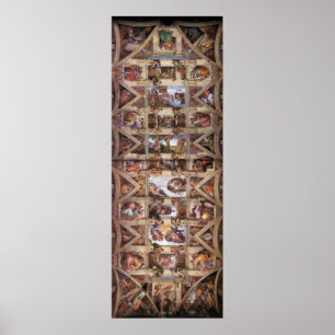 Poster do teto da capela de Sistine