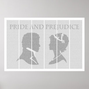 Poster do texto completo do orgulho e do