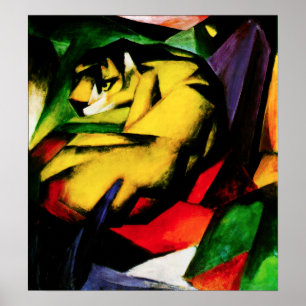 Poster do tigre de Franz Marc