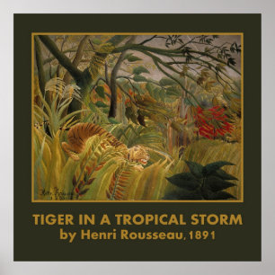 Poster do tigre de Rousseau