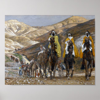 Poster do Tissot "The Magi Journeying"