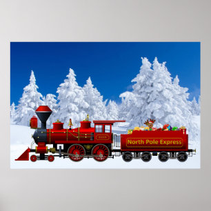 poster do trem de natal expresso polo norte