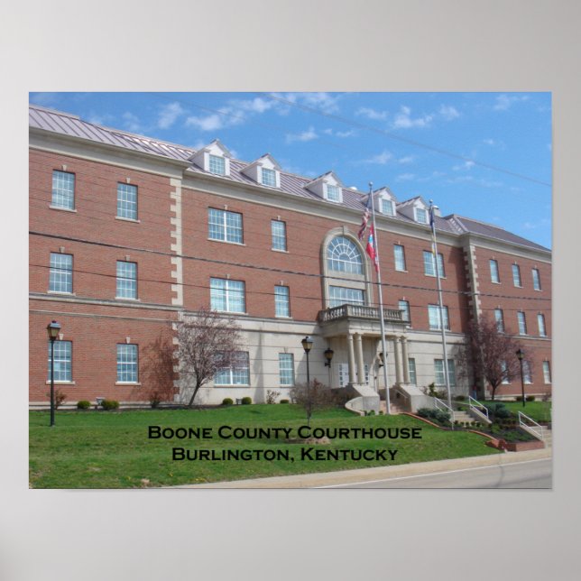 Poster do Tribunal de Boone County (Frente)