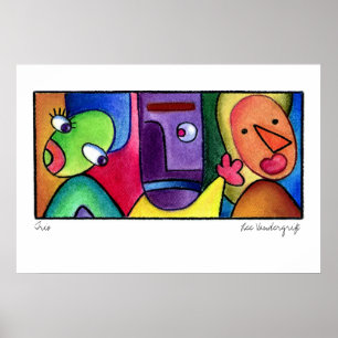 Poster do trio por Lee Vandergrift