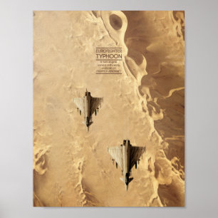 Poster do tufão de Eurofighter