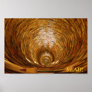 poster do túnel do livro