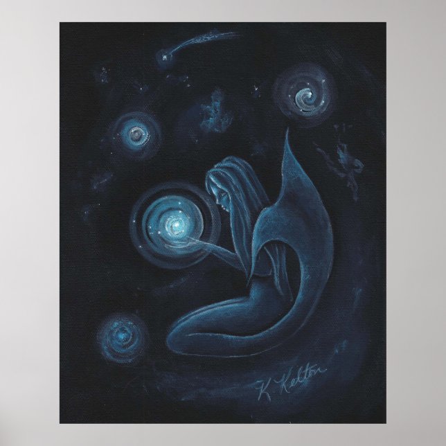 Poster do Universo da Sereia Azul (Frente)