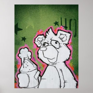 Poster do Urso de Caricatura