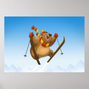 Poster do Urso de Esqui