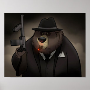 Poster do urso do gângster