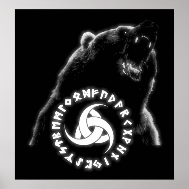 Poster do Urso Nórdico (Frente)