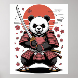 Poster do Urso Panda Samurai