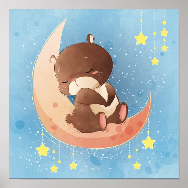 Poster do Urso Sonolento (Frente)