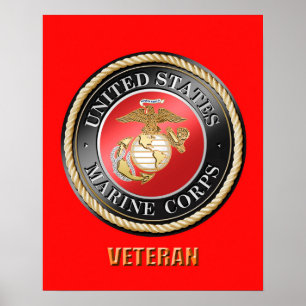 POSTER do USMC Veteran