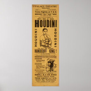 Poster do VAUDEVILLE do artista de escape de