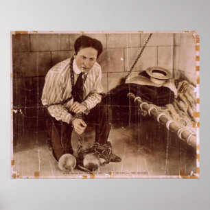 Poster do VAUDEVILLE do artista de escape de Harry