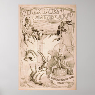 Poster do VAUDEVILLE do ato do Aerialist do