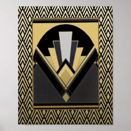 Poster do ventilador Art Deco.