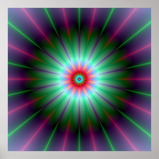 Poster do ventilador radiante